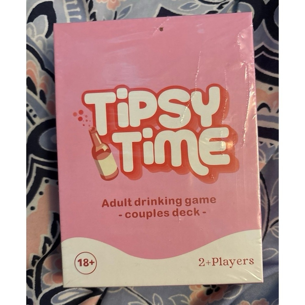 NEW Tipsy Time Adult Drinking Game, Couples Deck